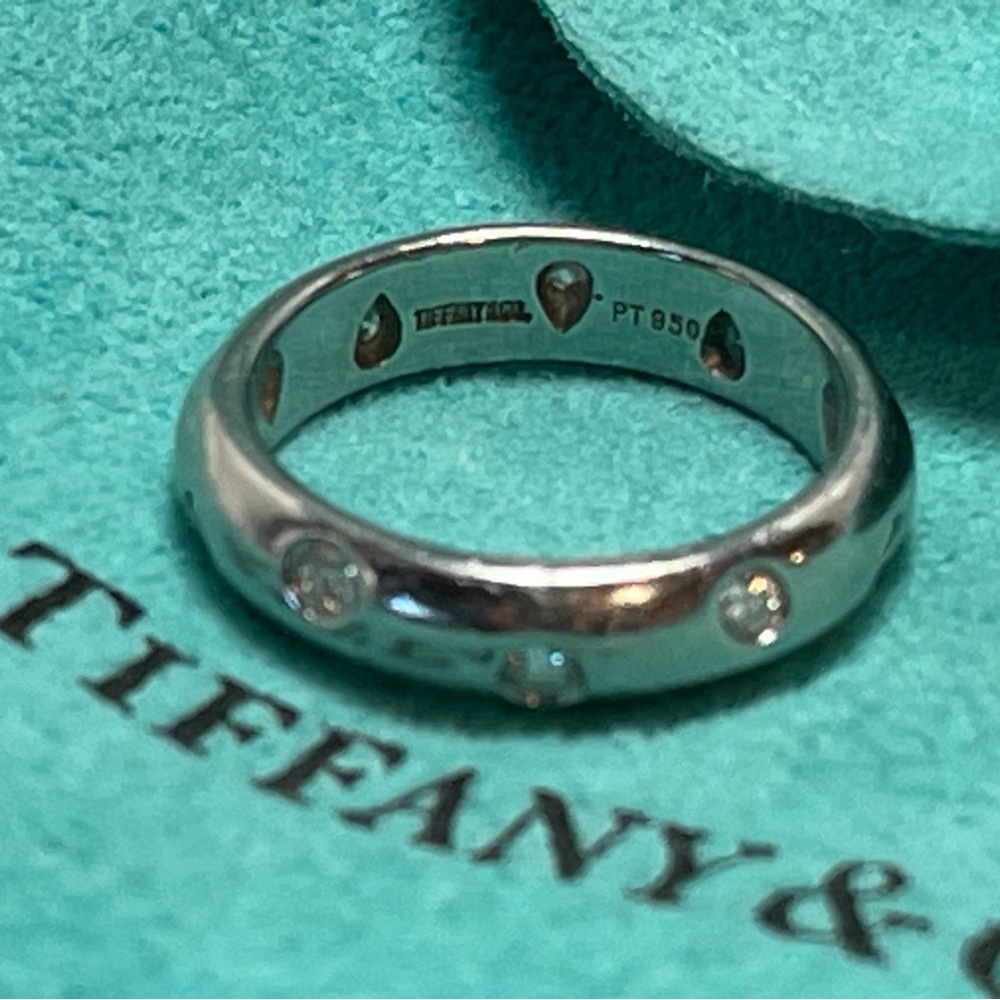 💎 Tiffany & Co. Etoile Platinum Diamond Ring 💎